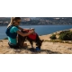 Ruffwear Switchbak postroj s vreckami Red Sumac veľ. S