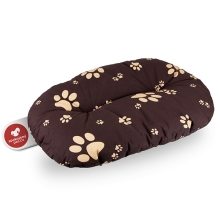 Samohýl Exclusive vankúš s labkou hnedo/béžový 60 cm