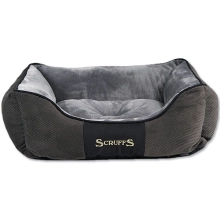 Scruffs Chester Box Bed sivý veľ. M