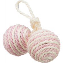 Sisalové loptičky Trixie s catnipom MIX farieb (2 ks) Sisalové loptičky Trixie s catnipom MIX farieb (2 ks)