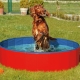 Skladací bazén pre psov Karlie červeno-modrý 120 cm