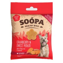 Soopa Healthy Bites maškrty s brusnicami a batátmi 50 g