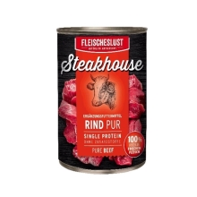 Steakhouse konzerva pre psov Pure Beef 400 g