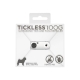 Tickless Mini Dog dobíjací ultrazvukový odpuzovač kliešťov a bĺch biely