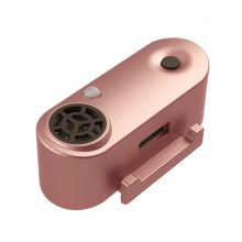 Tickless Mini Dog dobíjací ultrazvukový odpuzovač kliešťov ružovozlatý