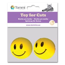 Tommi penová loptička s úsmevom pre mačky 2 ks