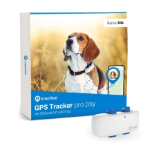 Tractive GPS Dog 4 Tracker pre psov biely