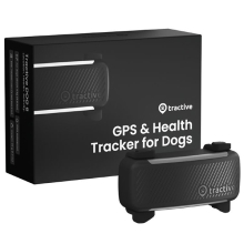 Tractive GPS Dog 6 Tracker pre psov čierny