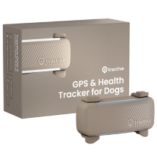Tractive GPS Dog 6 Tracker pre psov hnedý