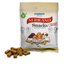 Tréningové kostičky Serrano Snacks pre šteňatá 100 g