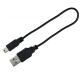 Trixie Flash USB plochý svietiaci široký obojok modrý 50/3 cm