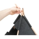 Trixie jaskynka pre mačky Tipi antracitová 65 cm