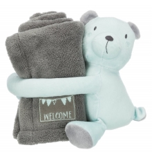 Trixie Junior Set mazlící súprava pre šteňa sivá/mätová