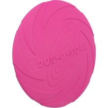 Trixie lietajúci tanier z tvrdej gumy ružový 24 cm