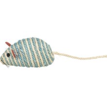 Trixie myš s hŕkajúcimi guličkami vo vnútri, sisal MIX farieb 10 cm Trixie myš s hŕkajúcimi guličkami vo vnútri, sisal MIX farieb 10 cm