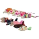 Trixie plyšová rybka/myška s catnipom pre mačky MIX farieb 9-12 cm