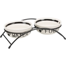 Trixie set keramických misiek so stojanom 2x 1,6 l/20 cm