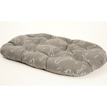 Vankúš ovál SE Kosť sivo/biely 80 cm Vankúš ovál SE Kosť sivo/biely 80 cm