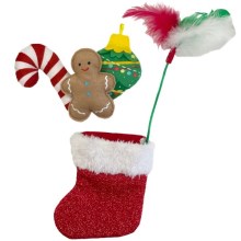 Vianočná hračka Happy Pet pre mačky Gift Stocking 12 cm