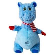 Vianočná hračka Kong Knots Belly Hippo veľ. M/L