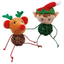 Vianočná hračka Nobby elf & sob MIX druhov 8 cm