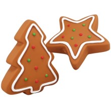 Vianočná latexová hračka Nobby perníček MIX druhov 10,5 cm