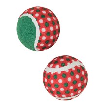 Vianočné tenisové loptičky Nobby 6,3 cm (2 ks) Vianočné tenisové loptičky Nobby 6,3 cm (2 ks)