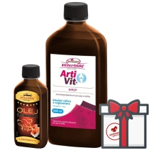 Vitar Veterinae ArtiVit sirup 500 ml + lososový olej 200 ml