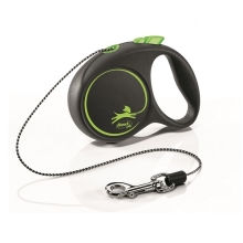 Vodítko Flexi Black Design XS lanko 3 m/8 kg zelené