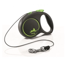 Vodítko Flexi Black Design XS lanko 3 m/8 kg zelené