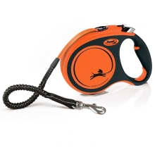 Vodítko Flexi Xtreme L pásik 5 m/65 kg oranžové
