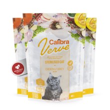 Vzorček Calibra Cat Verve GF Sterilised Chicken & Turkey 60 g Vzorček Calibra Cat Verve GF Sterilised Chicken & Turkey 60 g