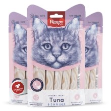 Wanpy Cat Creamy Lickable Treats Tuna & Shrimp 5x14 g