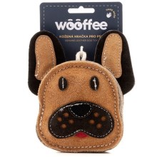 Wooffee kožená hračka Buldoček 14 cm
