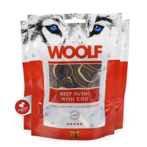 Woolf Beef Sushi with Cod 100 g