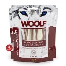 Woolf Soft Long Beef & Cod Sandwich 100 g
