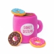 ZippyPaws Burrow interaktívna hračka Donuty s kávou 20 cm
