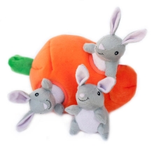 ZippyPaws Burrow králiky v mkrve 23 cm