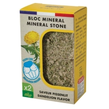 Zolux Eden minerálny kameň pre hlodavce s púpavou 2x 100 g