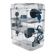 Zolux Rody 3 Trio klietka pre malé hlodavce 53 cm modrá Zolux Rody 3 Trio klietka pre malé hlodavce 53 cm modrá
