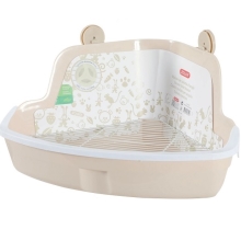 Zolux rohová toaleta pre hlodavce béžová 41,5 cm