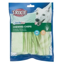 Žuvacie chipsy + Spirulina Trixie Dentafun 100 g