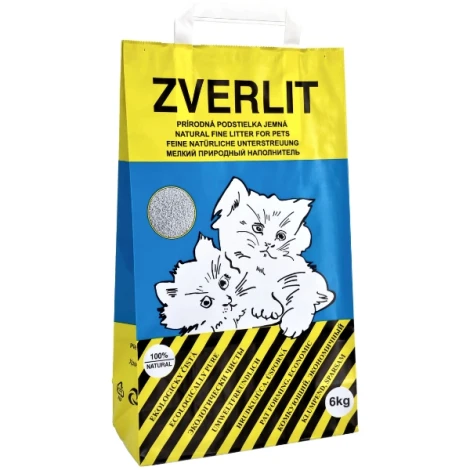 Zverlit modrý jemná podstielka 6 kg