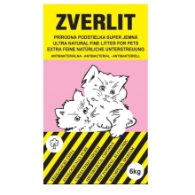 Zverlit ružový super jemná podstielka 6 kg